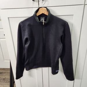 Patagonia Black Quarter Zip Pullover Womens Small